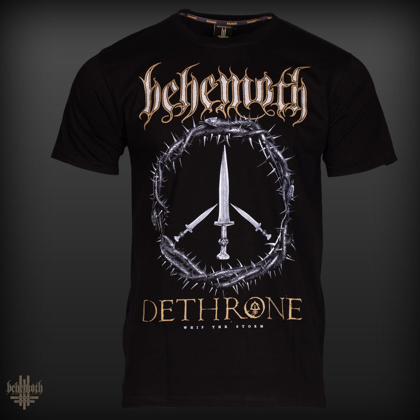 Czarna koszulka Behemoth 'Dethrone'