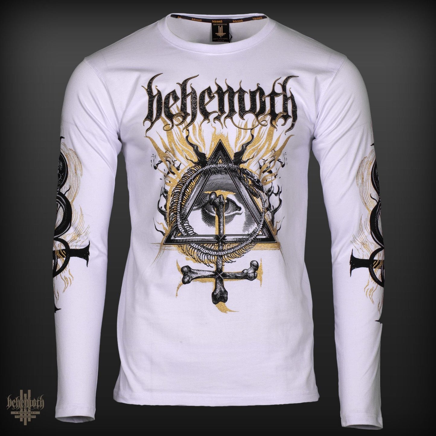 Koszulka longsleeve Behemoth 'CONTRA' - biała