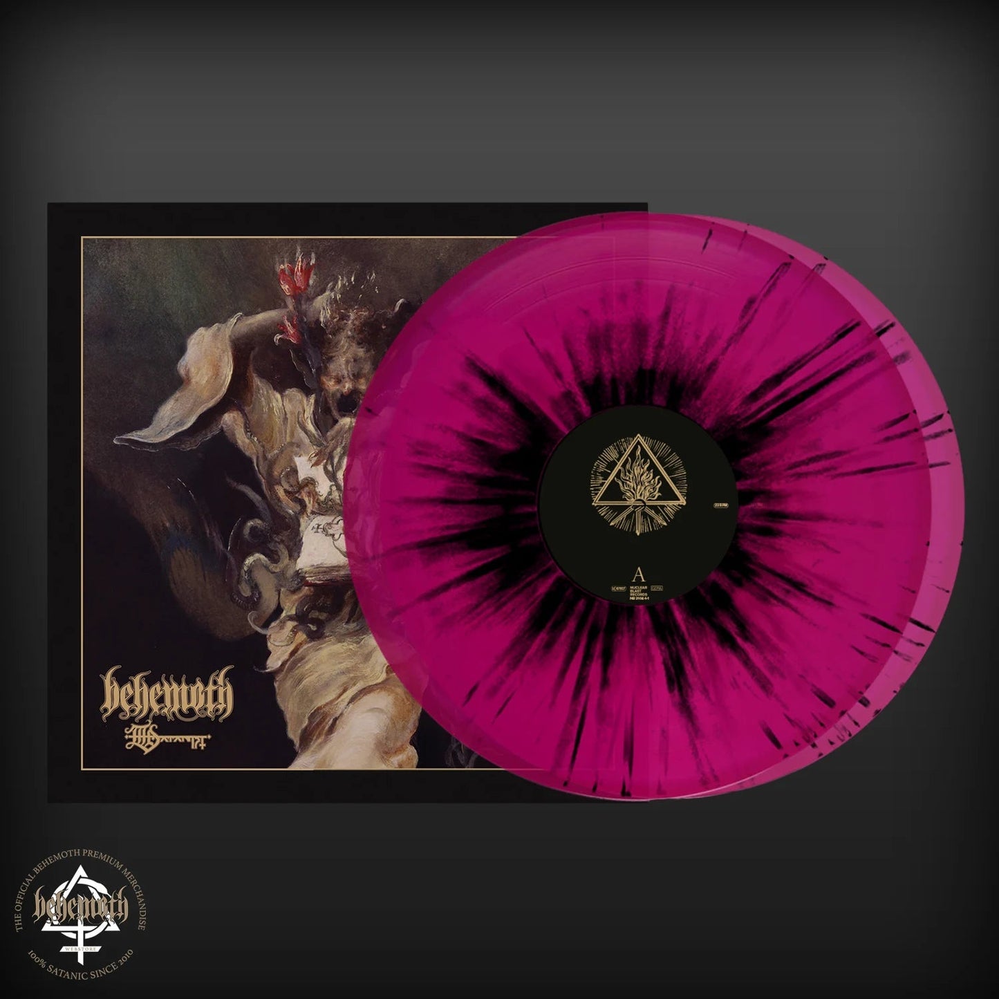 Behemoth ‘The Satanist' 2LP Violet Black Splatter signed, limited